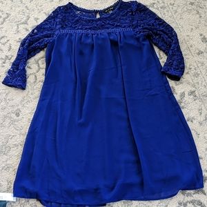 Euc As U Wish blue dress small
